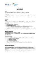 Appel à Projets - Carsat de Bretagne - Programme Bretagne Equilibre - Prévention des chutes - Annexe