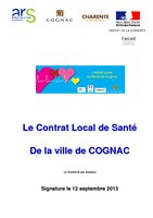 Contrat Local de Santé de la ville de Cognac - Sommaire - 12 septembre 2013