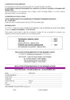 Colloque Douleur et Psychogériatrie - 21 septembre 2012 - Monpellier - Bulletin d'Inscription