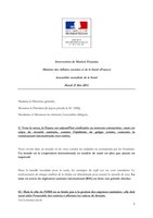 Intervention de Marisol Touraine à l'Assemblée mondiale de la Santé (OMS), le 21 mai 2013