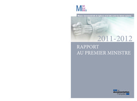 Rapport Miviludes au Premier Ministre 2011-2012
