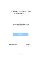 Le Pacte de Confiance pour l'Hôpital - Rapport de Synthèse - Edouard Couty - février 2013