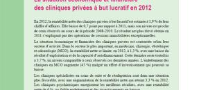 La Drees publie "La situation économique et financière des cliniques privées à but lucratif en 2012"