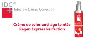 Bien etre et beaute 3eme age et personnes agees : Laissez-vous séduire par la crème de soins anti-âge teintée "Regen Express Perfection"