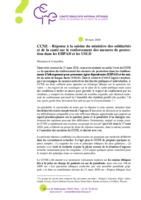 lettre comité consultatif national éthique CCNE ehpad 30  Mars