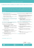 Colloque AFDS - IFSCD de la FEHAP - La distinction entre le sanitaire et le médico-social a-t-elle encore un sens - 17 oct 2013 - PARIS