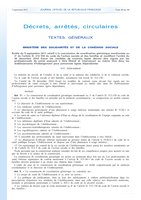 Arrêté du 5 septembre 2011 relatif à la commission de coordination gériatrique...