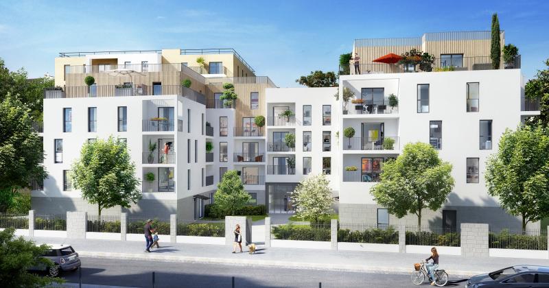 : Facade de la Résidence L'Eclat du Lac