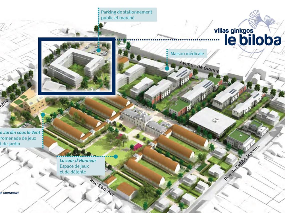 Résidence Senior Villas Ginkgos Le Bilboa Bourges