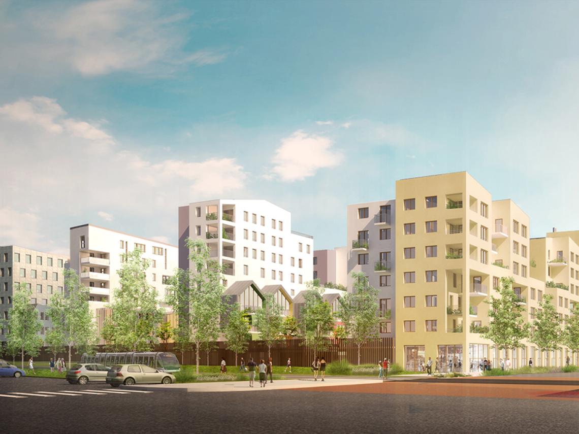 Les Essentielles STRASBOURG- LA ROTONDE : Résidence vue de l'extérieur