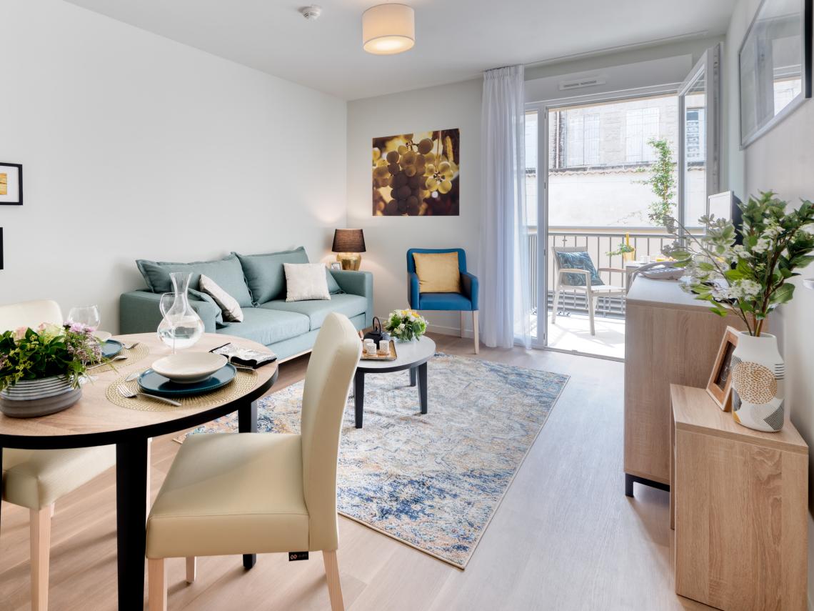 Résidence Seniors Les Girandières de Cognac : Appartement deux pièces