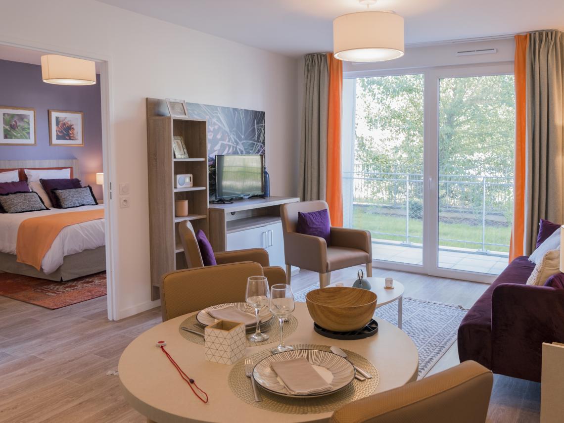 Résidence Seniors Les Girandières de Mont-de-Marsan : Appartement deux pièces