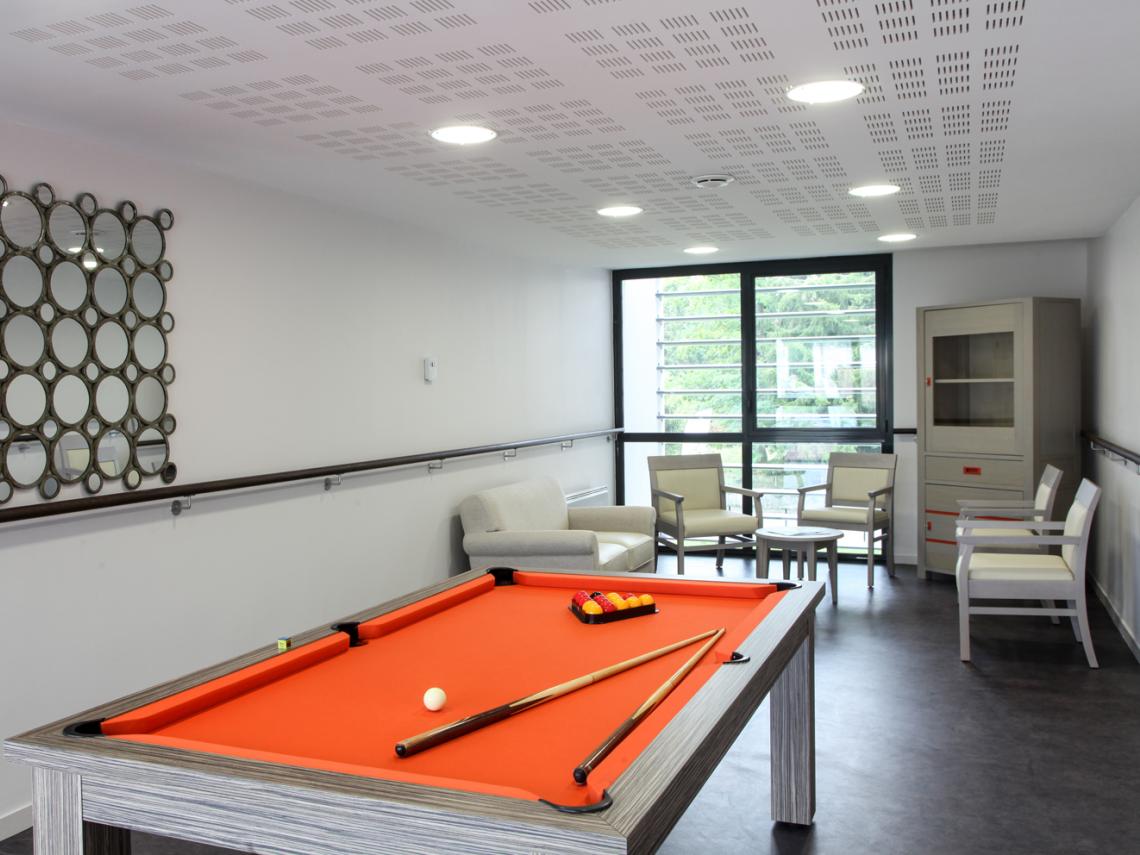 Résidence Seniors Les Girandières de Trélissac : Billard