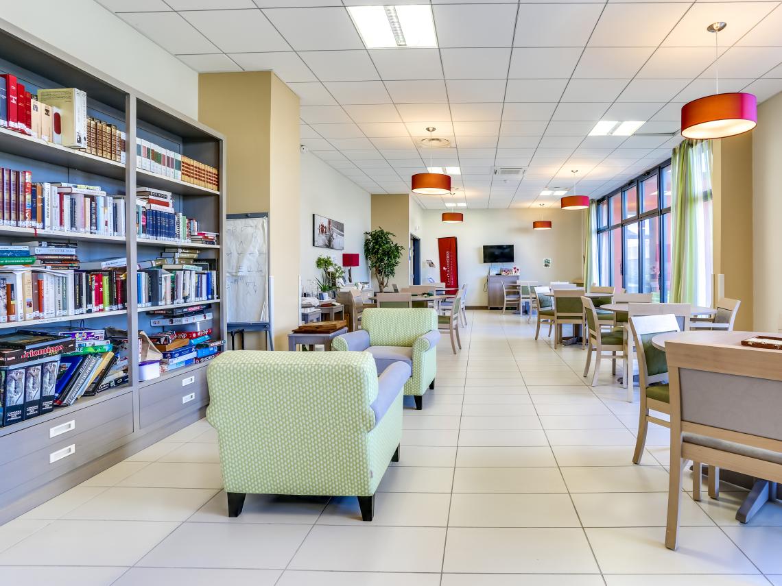 Résidence Senior Les Girandières du Havre : Salon de loisirs
