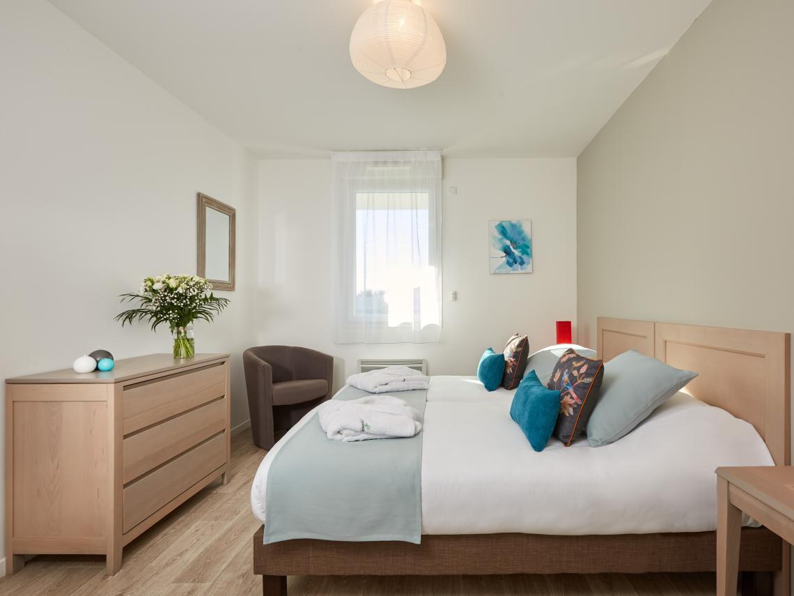 Résidence Senior Les Girandières de Perpignan : Appartement T2, chambre