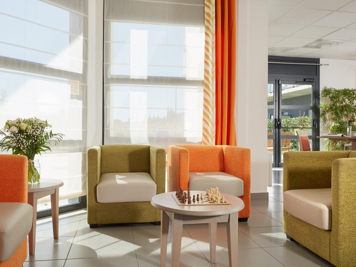 Résidence Senior Les Girandières de Perpignan : Salon de détente