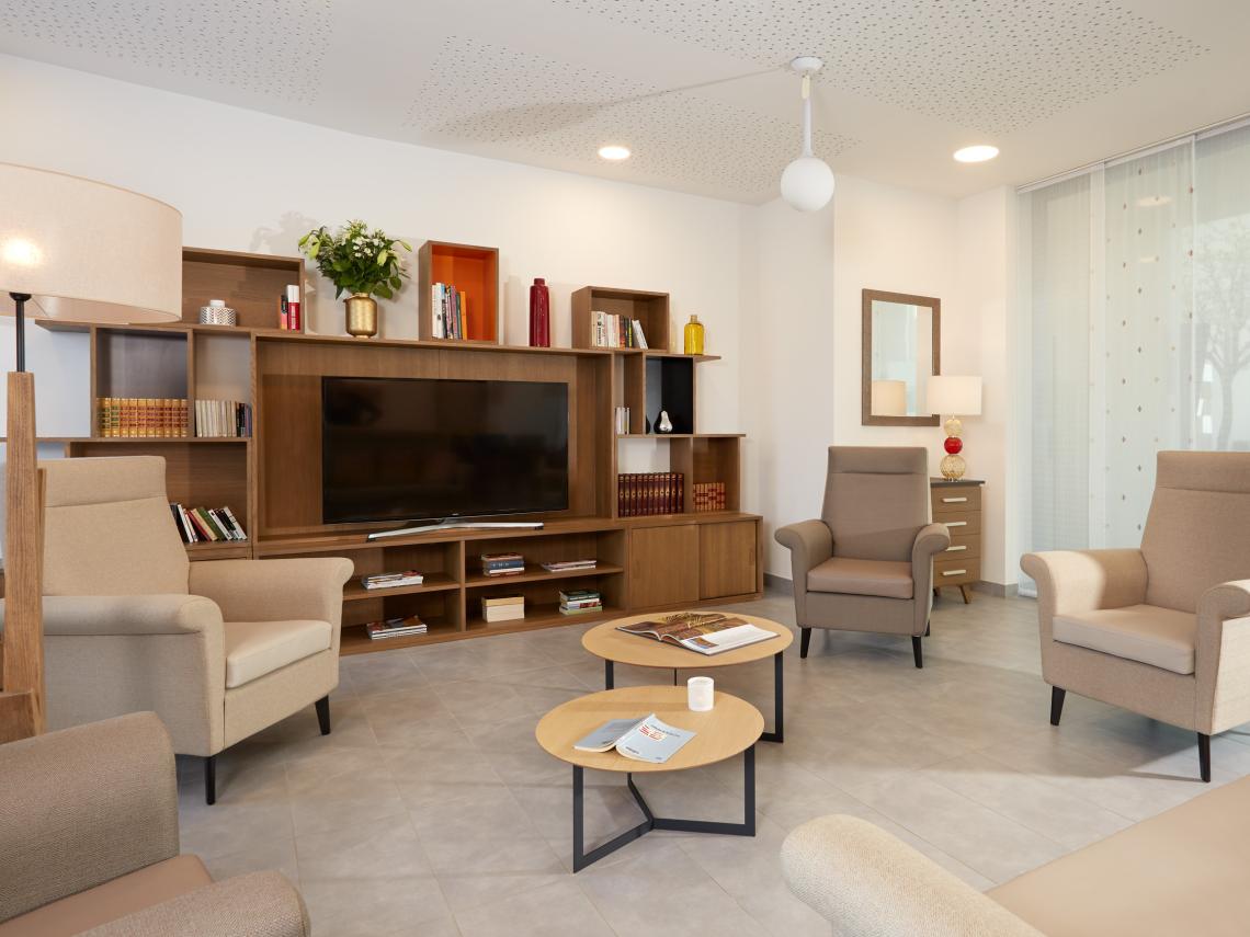 Résidence Senior Les Girandières de Mulhouse : Salon de loisirs