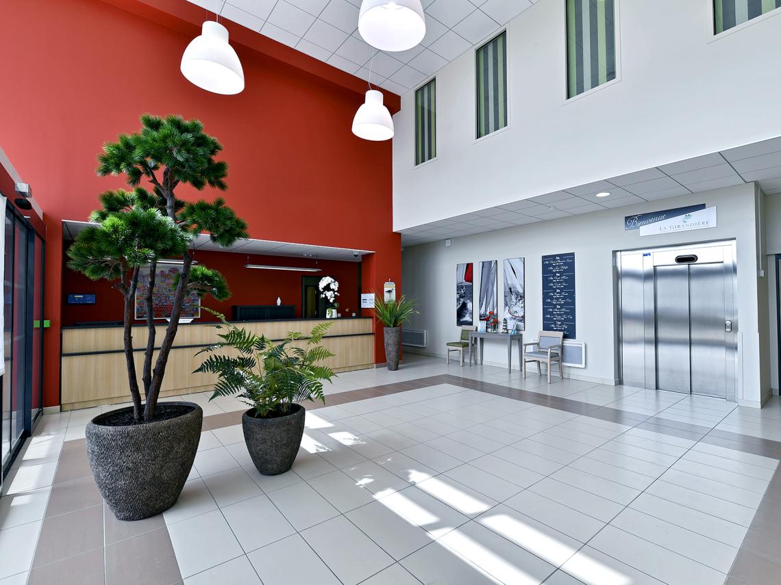Résidence Seniors Les Girandières du Havre : Hall d'accueil