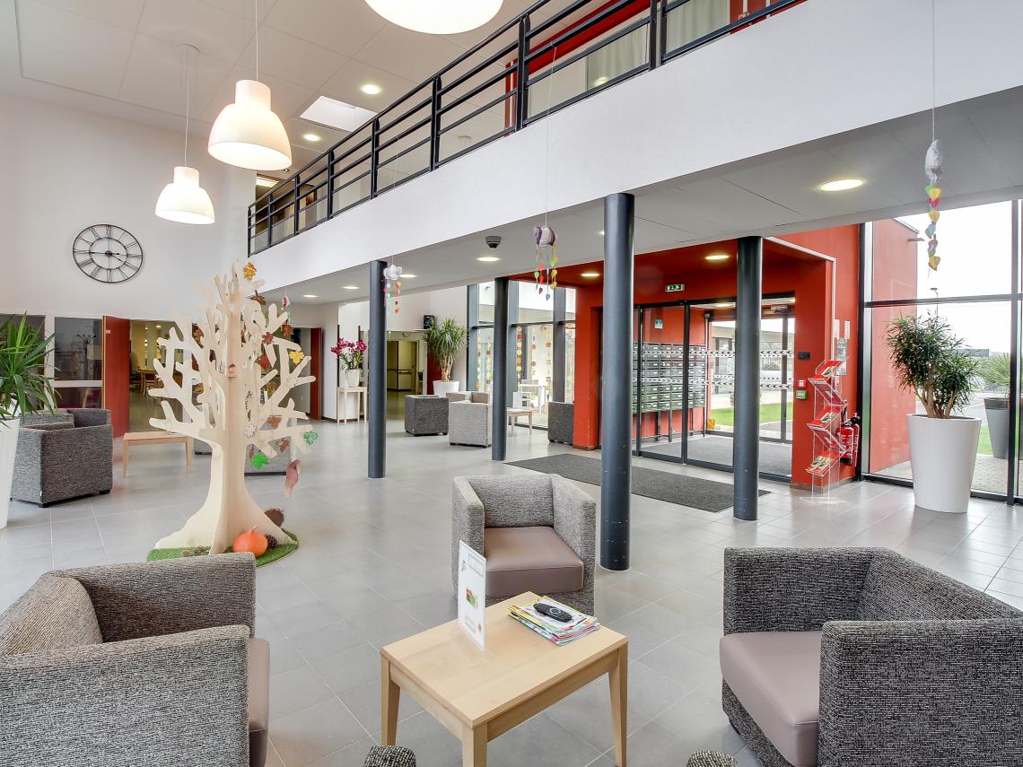 Résidence Seniors Les Girandières d'Avrillé : Hall d'accueil de la résidence