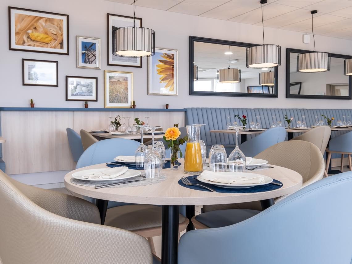 Résidence Seniors Les Girandières de Balma : Restaurant piloté par un chef cuisinier