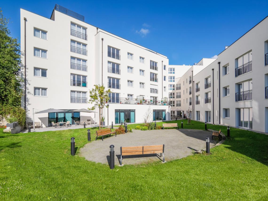 Résidence Seniors Les Girandières Nantes : Les Girandières de Nantes, jardin privatif
