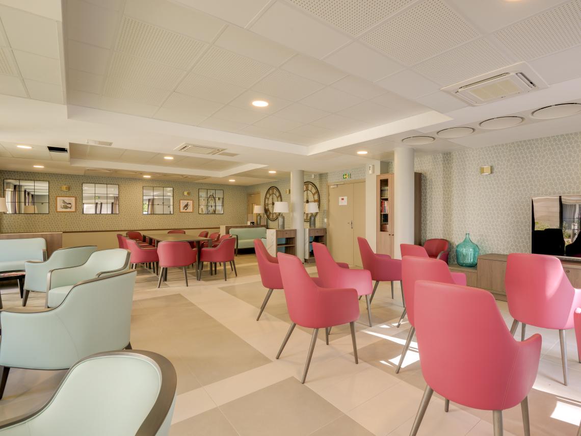 Résidence Senior Les Girandières à MONTIGNY : Salle de loisirs