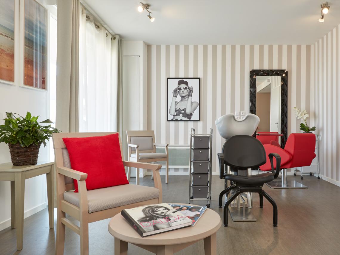 Résidence Senior Les Girandières de Perpignan : Salon de coiffure