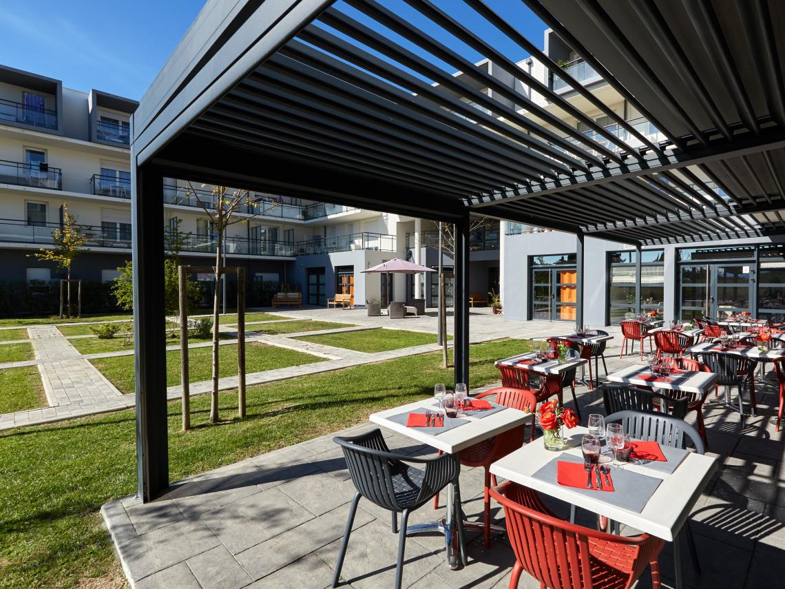Résidence Senior Les Girandières de Perpignan : Terrasse