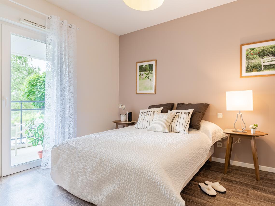 Résidence Seniors Les Girandières de Volgelsheim : Appartement deux pièces, chambre