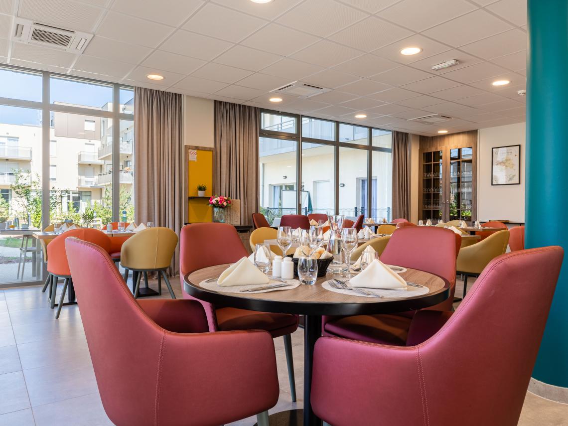 Résidence Seniors Les Girandières Logelbach-Wintzenheim (Colmar) : Restaurant