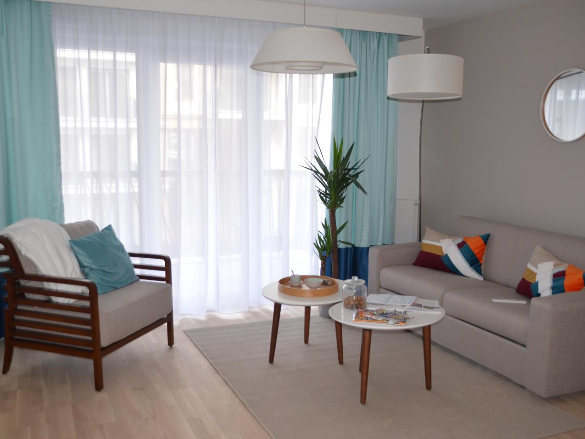  : Séjour d'un appartement de la résidence Terre de Seine