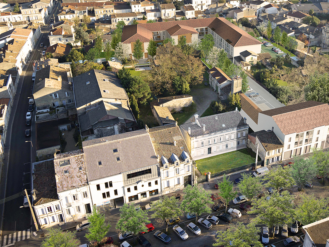 Résidence Espace & Vie Libourne : Vue aérienne Espace & Vie Libourne