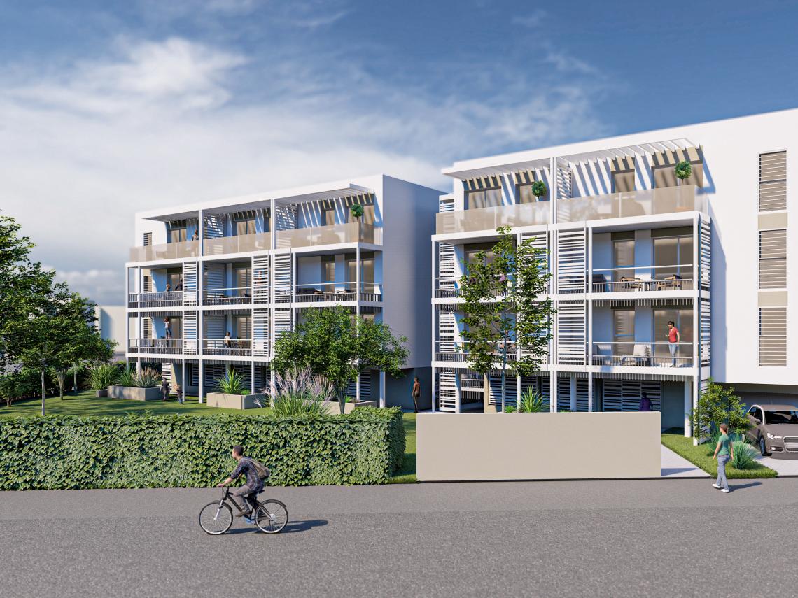 RESIDENCE MOBICAP BEZIERS : Facade front.