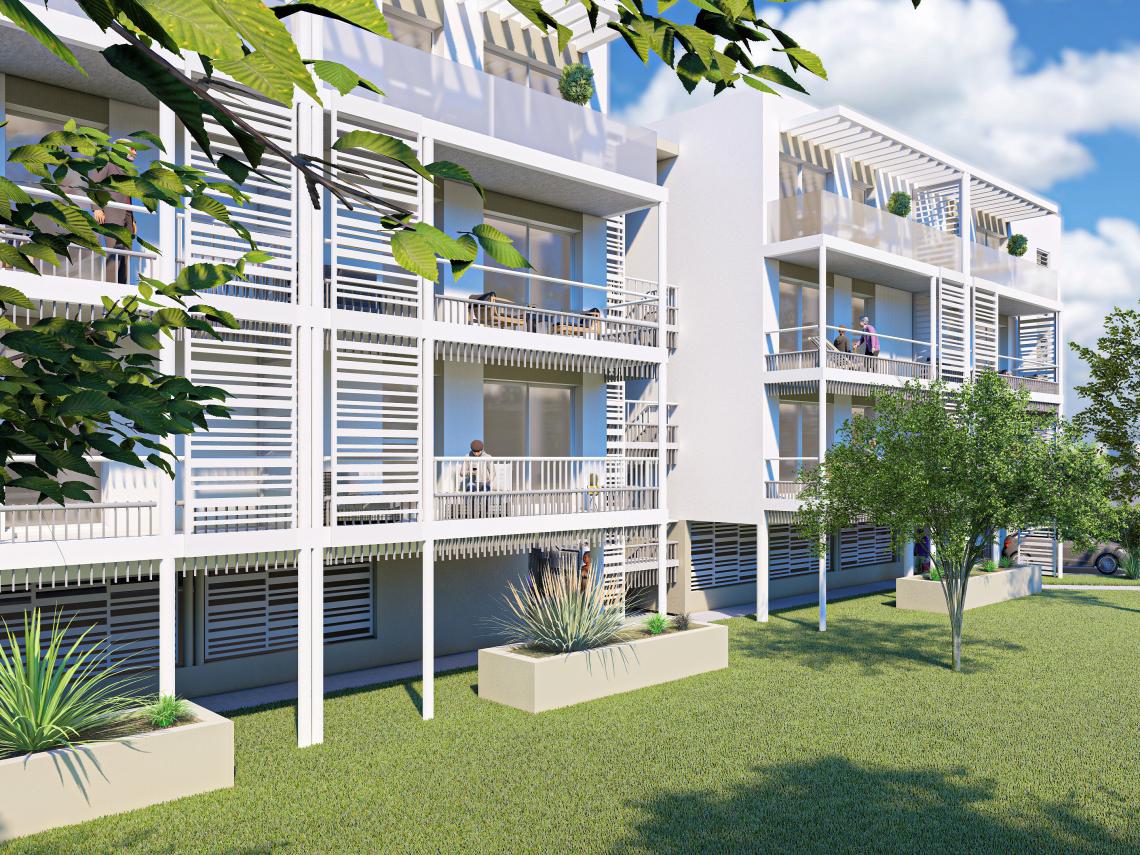 RESIDENCE MOBICAP BEZIERS : Facade ouest