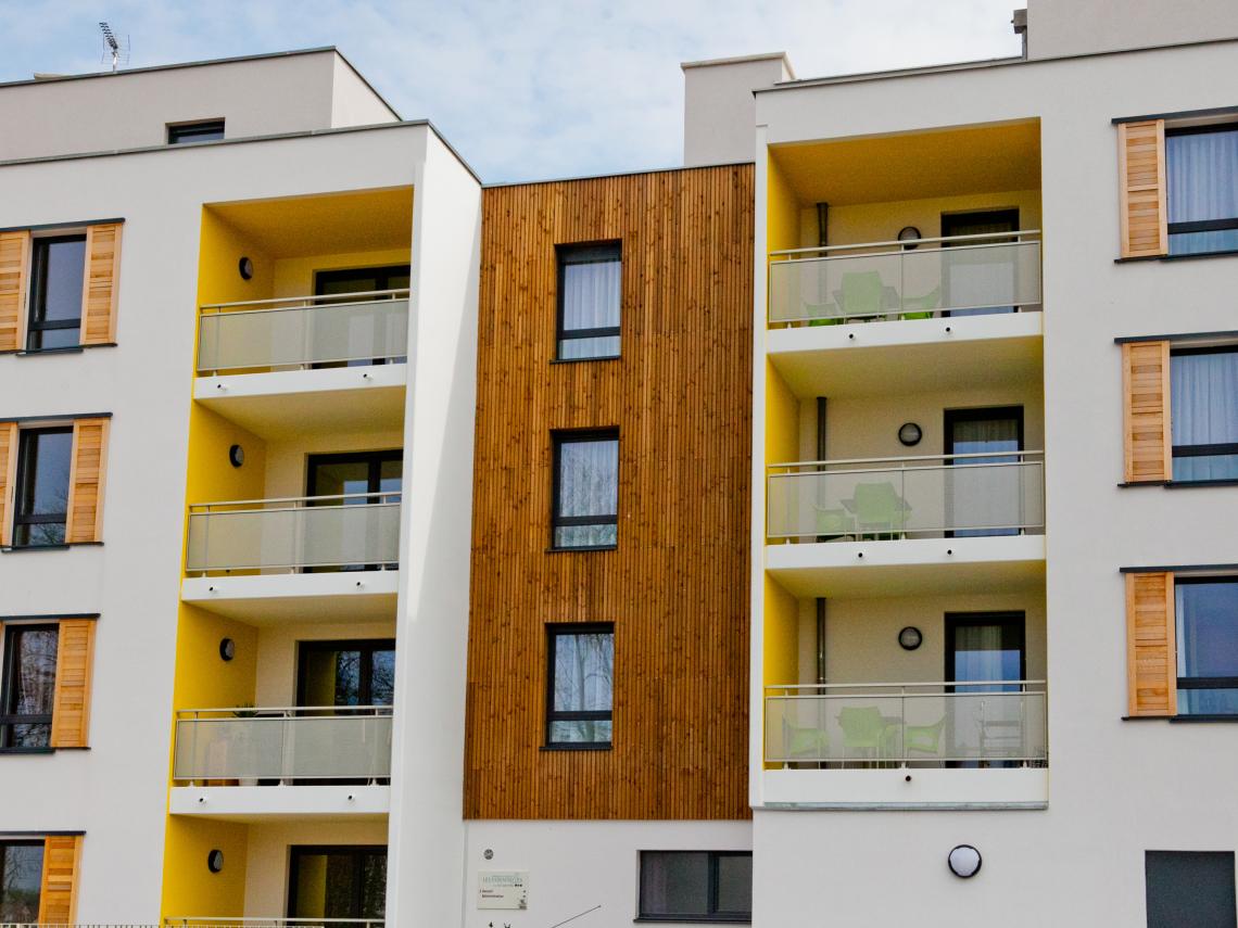 Les Essentielles Robertsau : Façade de la résidence