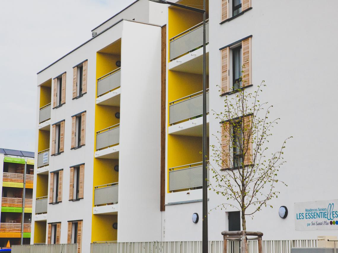 Les Essentielles Robertsau : Façade de la résidence