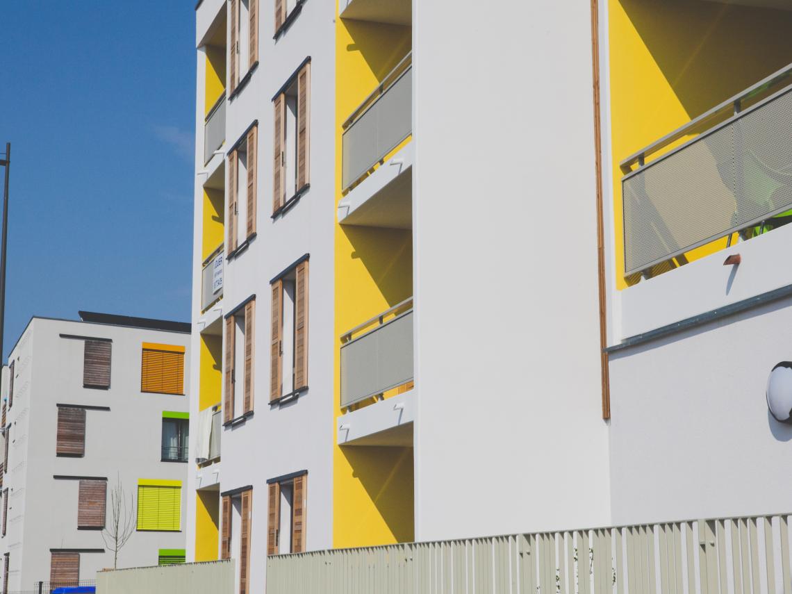 Les Essentielles Robertsau : Façade de la résidence