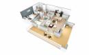Vignette  : Vue d'un appartement type T3