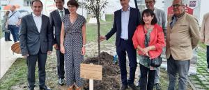 Inauguration  au cœur du futur écoquartier  Chambray-lès-Tours