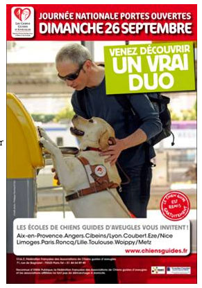 Journée nationale portes ouvertes des écoles de chiens guides d'aveugles