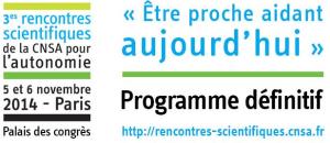 3es rencontres scientifiques de la CNSA : les aidants à l'honneur