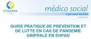 Guide maisons de retraite seniors et personnes agées : Un guide pratique de prévention et de lutte en cas de Pandémie Grippale en EHPAD