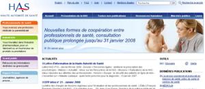 Nouveaux membres pour le Collège de la Haute Autorité de Santé en Janvier 2008