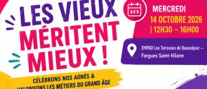 la 5e édition de la mobilisation nationale « Les Vieux méritent mieux », à Fargues-Saint-Hilaire