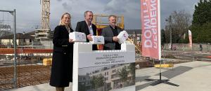 Pose de la première pierre de la future résidence seniors Domitys de Pont-à-Mousson