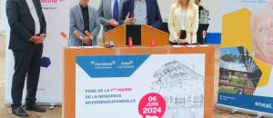 Une Nouvelle Ère pour Blaye : La Première Pierre de la Résidence Intergénérationnelle est Posée