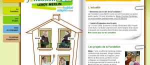 La fondation d'entreprise Leroy Merlin lance son site Internet