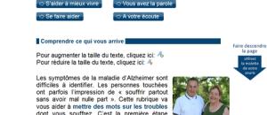 France Alzheimer s'adressse aux malades