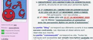 Animation en Gérontologie: Congrès National