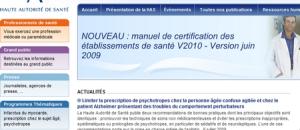 Haute Autorité de Santé: L'AVC